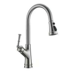 Grifo de cocina extraíble de níquel cepillado Topcraft F80079BN-NUEVO EN CAJA - Imagen 1 de 1