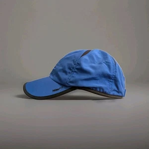 Gorra para correr vintage Nike Fit 6 paneles - azul transpirable ajustable - Imagen 1 de 5