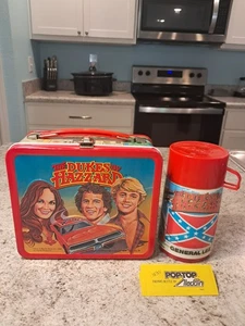 1980 Dukes of Hazzard Lunch Box & Mint Thermos * Vintage * UNUSED * Lunchbox - Bild 1 von 8
