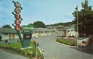 Postal O: Casa Loma Motel, Roseburg, Oregón, años 50, sin publicar - Imagen 1 de 2