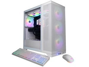CyberpowerPC Gaming Desktop PC GML70550 AMD Ryzen 7 7800X3D 32GB DDR5 2TB NVMe S - Picture 1 of 6