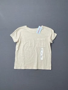 Cat & Jack Girls' Short Sleeve Relaxed Fit Pocket T-Shirt MEDIUM(8) - Picture 1 of 12