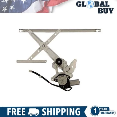 Novo regulador de janela dianteira esquerda e motor para 1986-1989 Honda Accord - Imagem 1 de 4