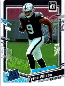 2023 Donruss Optic #262 Tyree Wilson RC Rookie Las Vegas Raiders - Picture 1 of 2