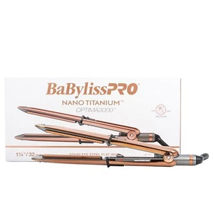 BaBylissPRO Nano Titanium Optima 3000 Stainless Steel Flat Iron/ Straightener 32 - Picture 1 of 1