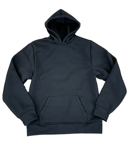 Cold Storage Plain Basic Black Hoodie Kids Youth Size Small 8/9 EUC - Picture 1 of 6