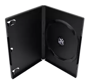 25 Pcs New 14mm Standard Black Single DVD Case - Picture 1 of 1