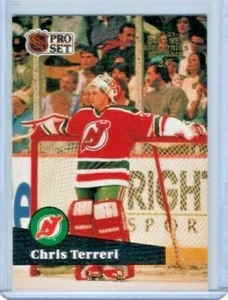 2020-21 Leaf Pro Set Memories Chris Terreri 1991-92 Gold Foil #'ed 3/5 - Picture 1 of 1