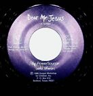1987 disque vinyle chrétien PowerSource Dear Mr. Jesus Love Sharon Gospel 45