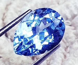 Natürlicher Aquamarin im Prinzenschliff 7,30 ct Birnenform lose Edelstein zertifiziert - Bild 1 von 8