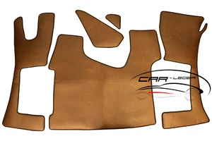 LKW Fußmatten Braun Glatt passend für Mercedes Actros MP4 Schmales Fahrerhaus - Bild 1 von 4