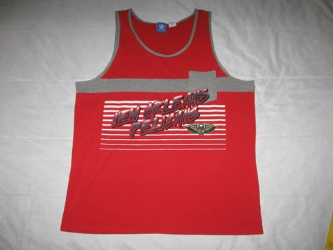 New Orleans Pelicans Tank Top Shirt Adidas Men's XL NOP NBA Basketball Zion Cover