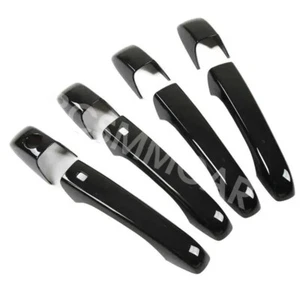 Fit For Jeep Grand Cherokee 2011-2020 Exteriror Door Handle Covers Gloss Black - Picture 1 of 11