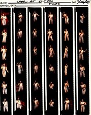 LG937 1989 Orig Color Contact Sheet Photo CHER AT THE FOX Live Concert Big Hair