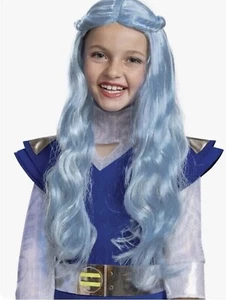 Zombies 3 Addison Blue Hair Wig Disney Alien Halloween Costume Child Girl - Picture 1 of 3