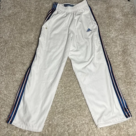 Adidas Mens Gilbert Arenas White Team Signature Collection Basketball Pants Sz M Cover
