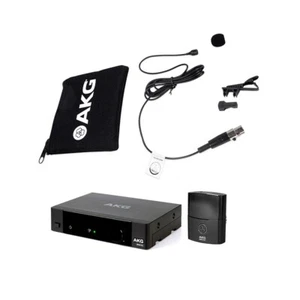 AKG Omni-Directional Lavalier Lav Condenser Mic Digital Wireless Microphone Set - Picture 1 of 8