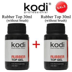 MEGA SALE! 2pcs Kodi Professional Top Rubber Gel Coat 30ml. LED/UV Nail Finish