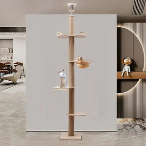 Cat Tree Space Capsule Furniture Scratching Posts Tower Condo Playing Pet House - Picture 1 of 24
