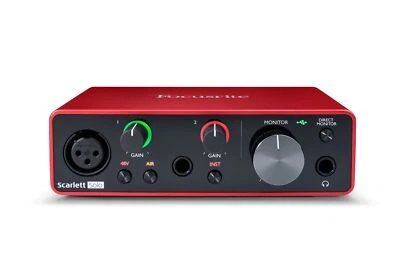 Focusrite Scarlett Solo 3rd Gen USB Audio Interface for Guitarists, Vocalists... - Image 1 of 4