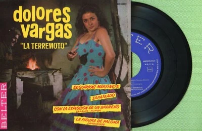 DOLORES VARGAS LA TERREMOTO / Seguiriyas BELTER 50.802 Spain 1963 EP EX - Image 1 of 4