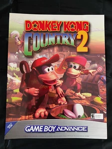 IA Donkey Kong Country 2 Nintendo Game Boy Advance Werbeposter - Bild 1 von 2