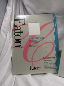 Vintage*SEALED*Eaton Contemporary Stationary 80 sheets 24lb *SNOWHITE* - Picture 1 of 2