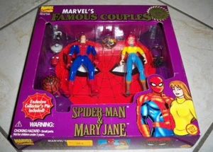 Marvel's Famous Couples Spider-Man Mary Jane Animated Series 1996 ToyBiz - Picture 1 of 6