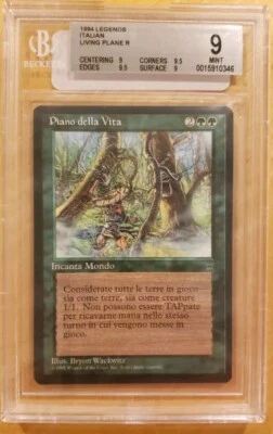 Living Plane Legends (ITALIAN) Mint BGS 9 Reserved List Mtg - Image 1 of 2