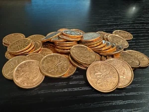 2011 MAGNETIC CIRCULATED CANADA SMALL CENT FULL ROLL 50 COINS - Picture 1 of 1