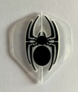 Dart Flights 10 Sets Black Widow Spider Clear Backgrd Amerithon Standard Shape - Bild 1 von 2