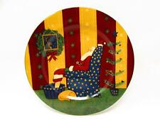 Holiday Cheer by Sakura Salad Plate Santa Sleeping Warren Kimble b346