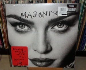 MADONNA FINALLY ENOUGH LOVE BARNES & NOBLE LP & LITHOGRAPH VOGUE HUNG UP MUSIC - Picture 1 of 4