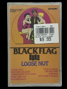 SEALED, Black Flag – Loose Nut SST C 035, SCARCE, audio cassette, US, 1985 - Picture 1 of 6
