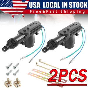 2PCS Universal 2 Wires 12V Car Auto Motor Heavy Duty Power Door Lock Actuator - Bild 1 von 17