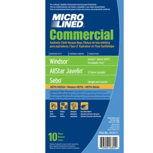 10-Pack Microfibre Dustbags To Fit Windsor - Picture 1 of 1