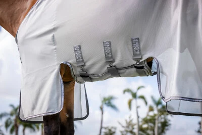 Horseware Amigo Bug Buster Fliegendecke Grey & Silver - Bild 1 von 4
