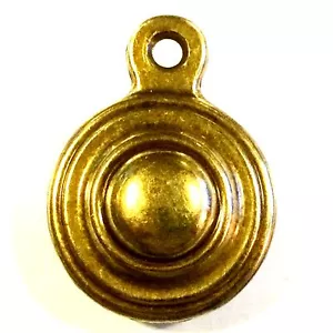Antique Sold Brass Bed Bolt Covers Sheraton Style-Choose Finish,H00849 2 KRC - Picture 1 of 3
