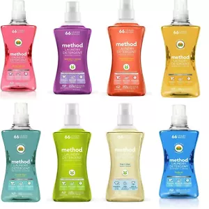 Method Concentrated HE Liquid Laundry Detergent, 53.5 oz, 66 Loads, 8 Scents ✅ - Picture 1 of 10