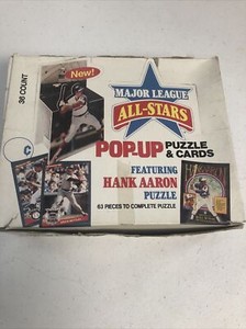 1-1986 Donruss Major League All-Stars Pop-Up Baseball Box 36 Fac Sealed Packs