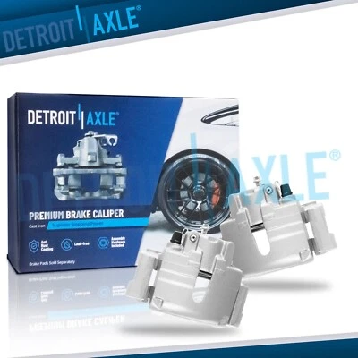 Front Brake Calipers w/ Brackets for 2001 - 2006 Chrysler Sebring Cirrus Stratus - Image 1 of 4