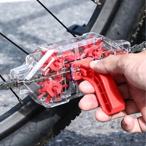 Transparent Bicycle Chain Cleaning Tool Cleaner Scrubber Washer For Road Bikes - Picture 1 of 9