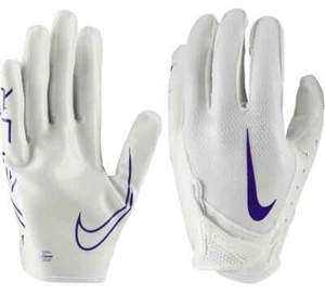 Nike Vapor Jet 7.0 Adult Football Gloves, White Purple Medium - Picture 1 of 1