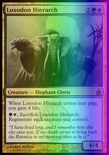 Magic the Gathering MTG Loxodon Hierarch (214) Ravnica City of Guilds   LP FOIL