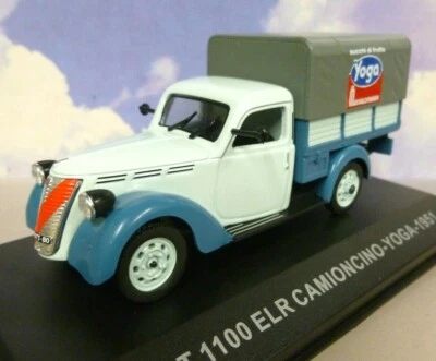 DIECAST 1/43 ITALIAN COLL. FIAT 1100 ELR CAMIONCINO CAPTADOR IOGA SUCO DE FRUTAS 1951 - Imagem 1 de 3