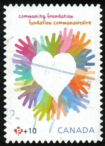 Canada sc#B19 Community Fondation 2012, Unit from Booklet Bk508, Used Cover
