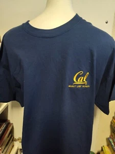 UNIVERSITY CALIFORNIA BERKELEY CAL BOALT LAW SCHOOL Y SHIRT NEW XL BLUE GOLD - Picture 1 of 3