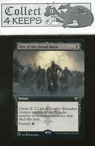 Rise of the Dread Marn Extended Art Kaldheim Rare Near Mint - Imagen 1 de 2