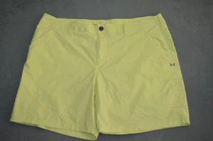 Under Armour UA Fish Hunter 8" Shorts 1351468 Men’s Sz 42 Neon Yellow - Picture 1 of 9