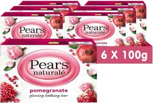 Pears Naturalé Soap Bar - Pomegranate Glowing Bathing Bar with Pure Glycerin, - Picture 1 of 3
